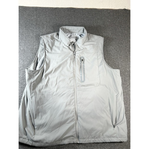 Tommy Bahama Other - Tommy Bahama On Par Performance Vest Mens XL Grey Stretch Full Zip Golf
